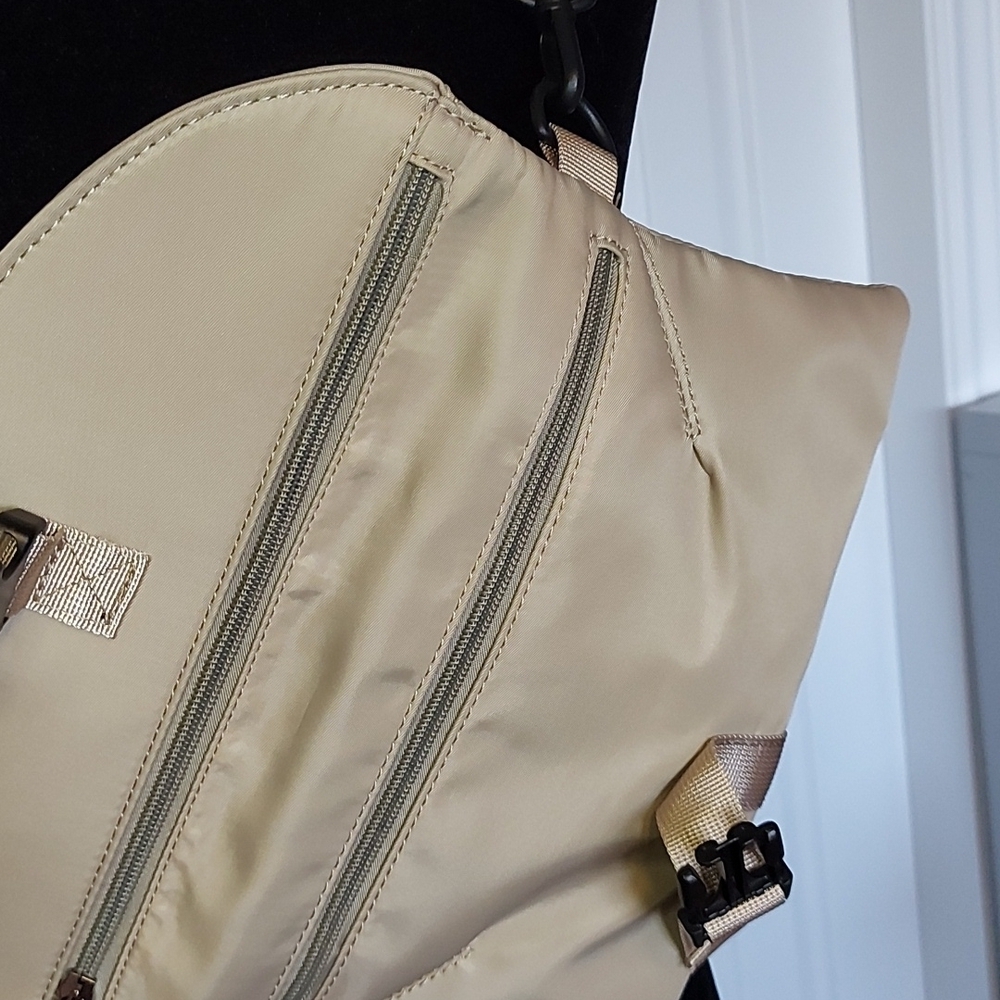 Gold trim nylon belt/cross body bag/clutch - Picture 5 of 16